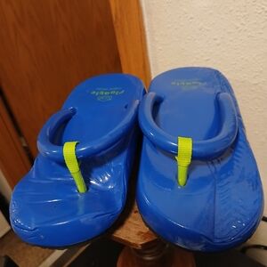 Vintage Floatie by Sugar Shoes Blue Platform Sandals Women’s Size M (US 7–8)